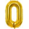 Balão Número 0 Dourado